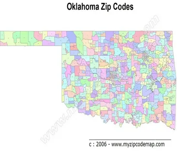 Oklahoma City Address ZIP Codes Map & Neighborhood Guide
